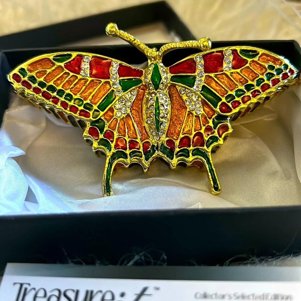 Butterfly treasure box